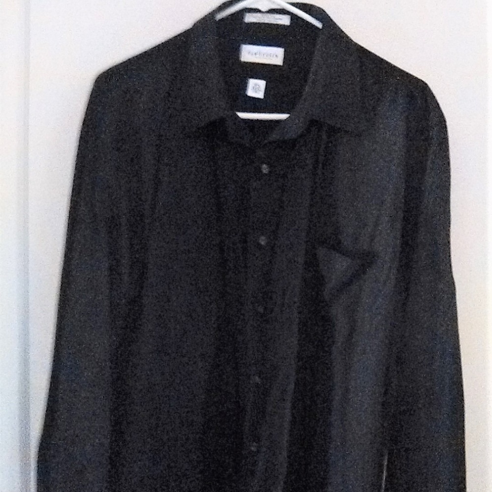 Black Van Heusen Button-Down Dress Shirt
